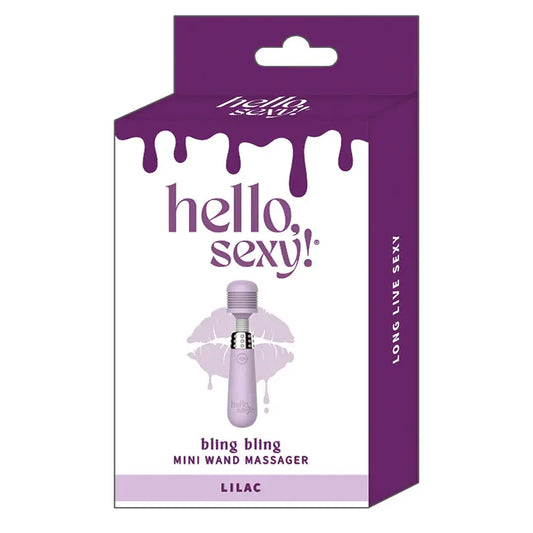 Hello Sexy Bling Bling Mini Wand-Lilac My Store