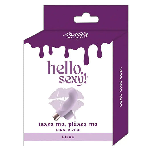 Hello Sexy Tease Me Please Me Finger Vibe-Lilac My Store