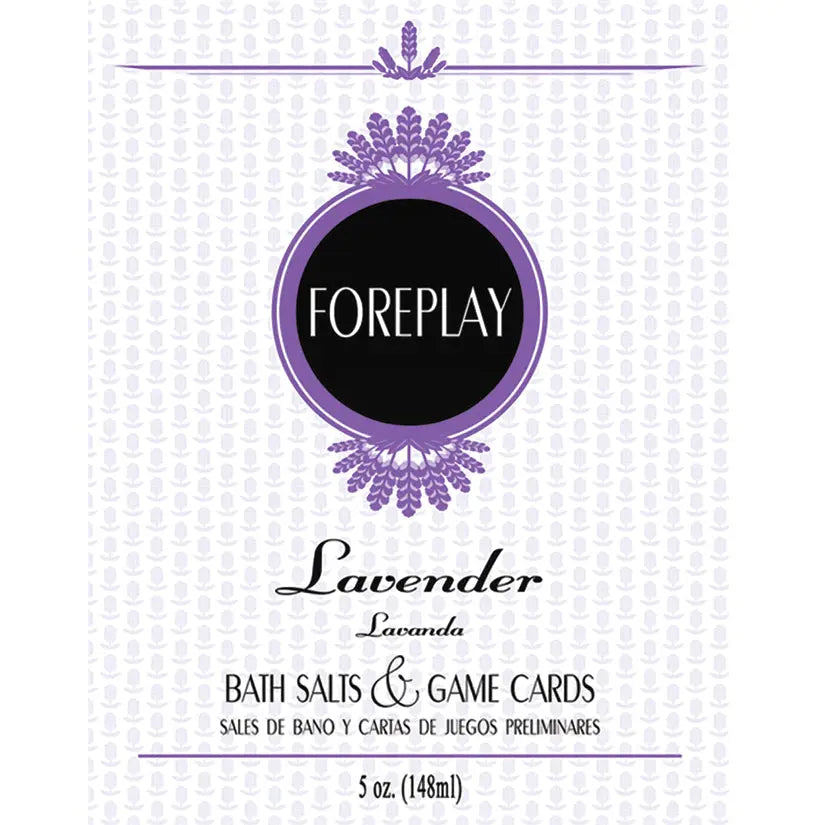 Bath Salts & Game Cards Foreplay-Lavender 5oz My Store