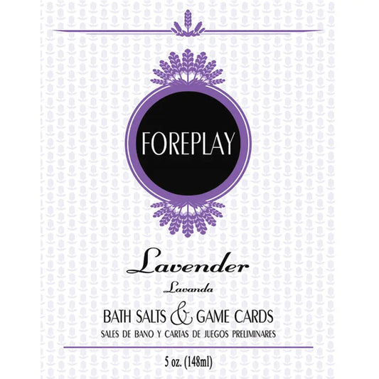 Bath Salts & Game Cards Foreplay-Lavender 5oz My Store