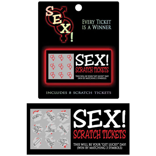 SEX! Scratcher Tickets (8 Pack) My Store
