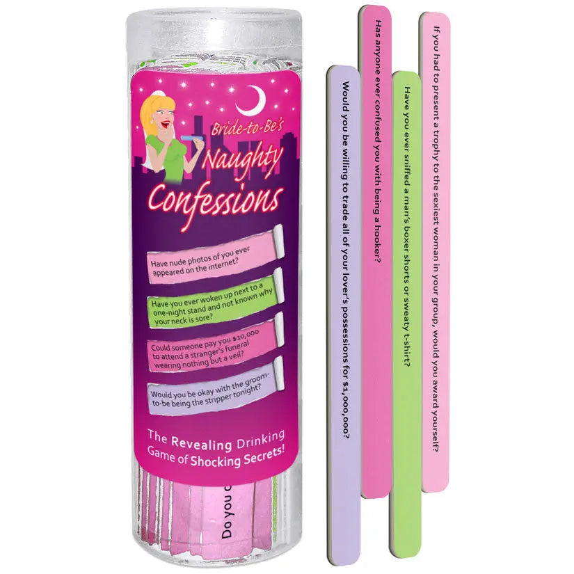 Bride-To-Be Naughty Confessions Game My Store