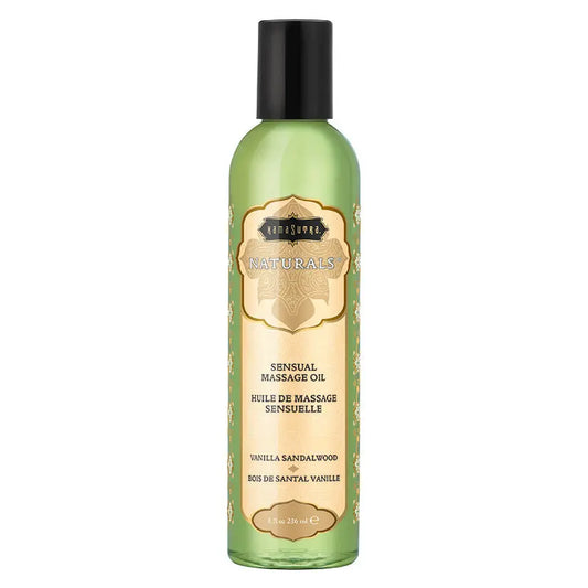 Kama Sutra Naturals Massage Oil-Vanilla Sandalwood 8oz My Store