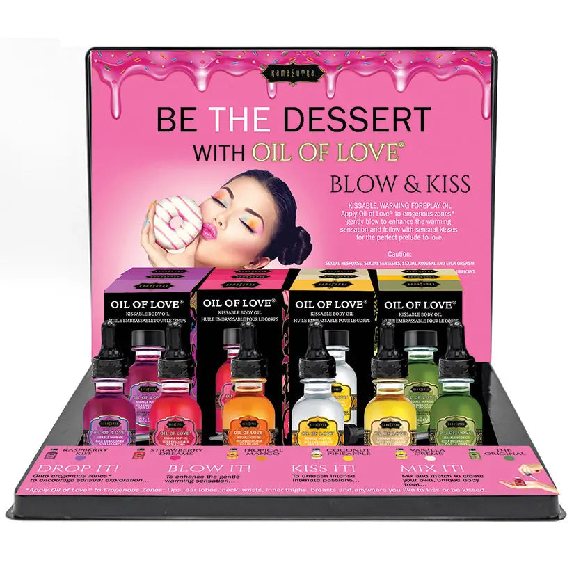 Kama Sutra Oil Of Love Display of 12 (6 Testers Included) My Store