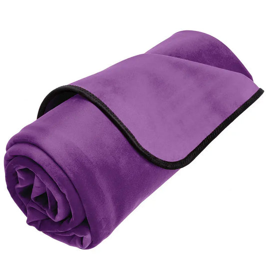 Liberator Fascinator Travel Throw Velvish-Aubergine My Store