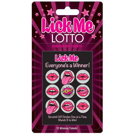 Lick Me Lotto Scratch Off Tickets 12 Pack My Store