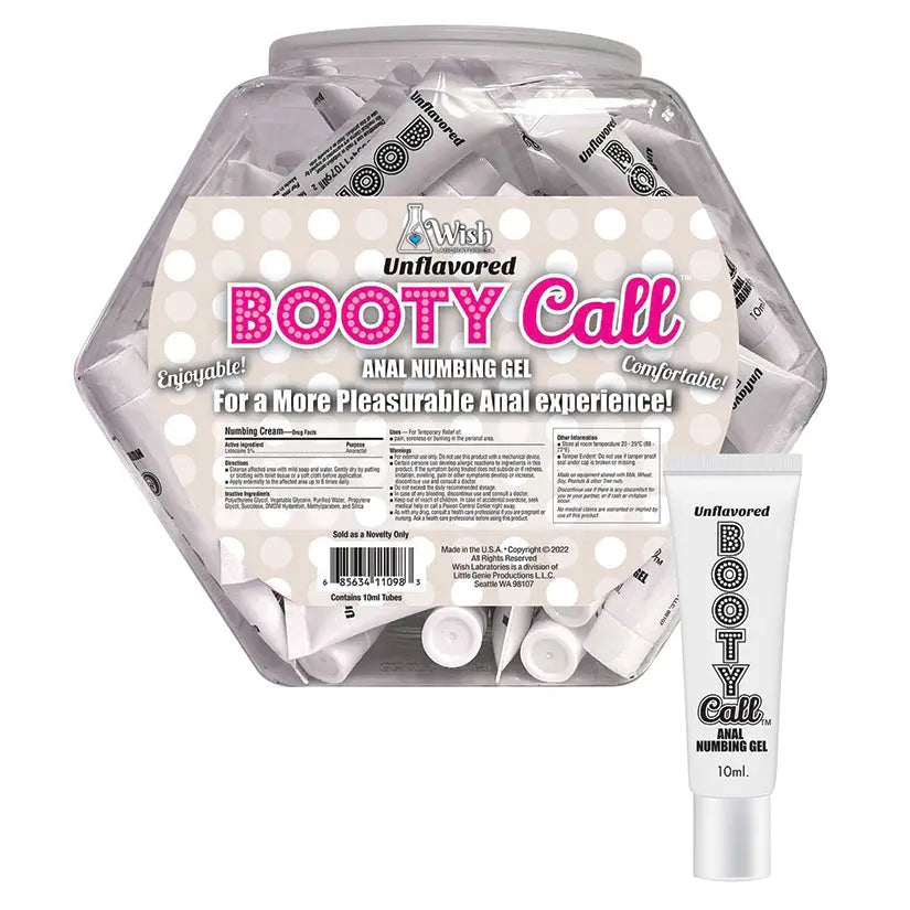 BootyCall Anal Numbing Gel-Unflavored 10ml Fishbowl of 65pcs My Store
