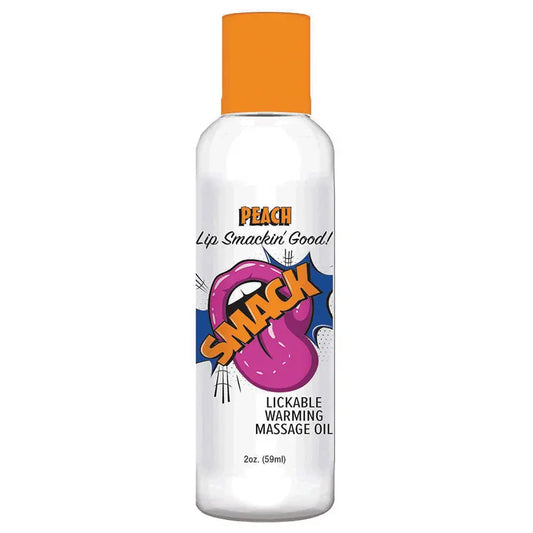 Smack Warming Massage Oil-Peach 2oz My Store