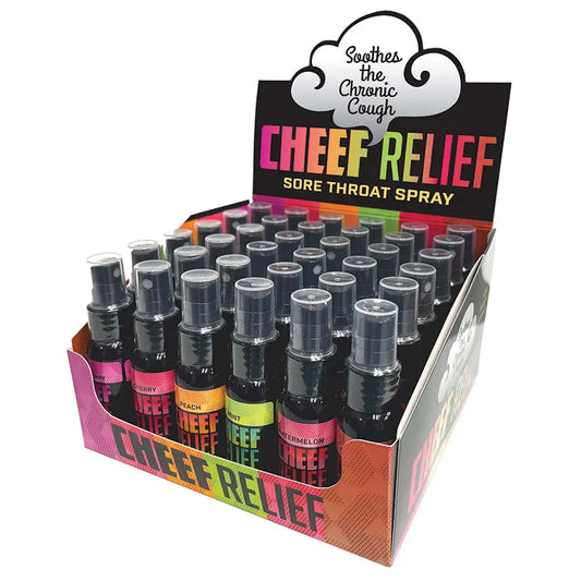 Cheef Relief Throat Spray Display of 36 My Store