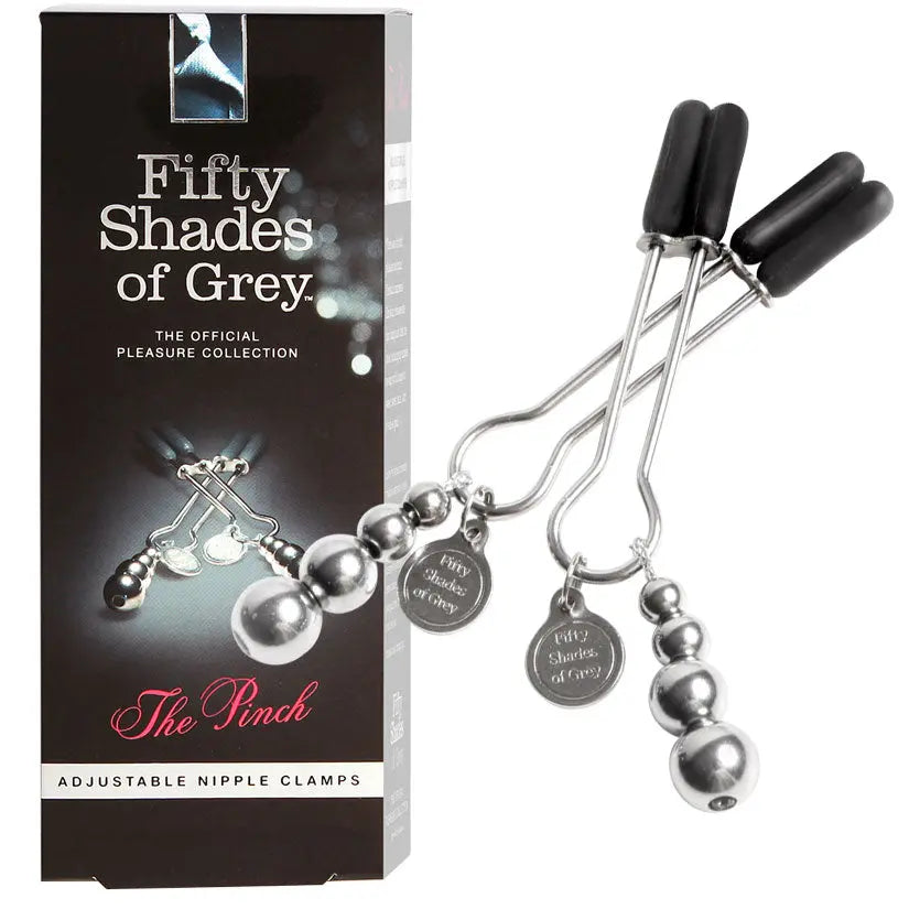 Fifty Shades of Grey The  Pinch  Adjustable  Nipple  Clamps My Store