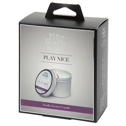 Fifty Shades of Grey Play Nice Vanilla Candle 90g My Store
