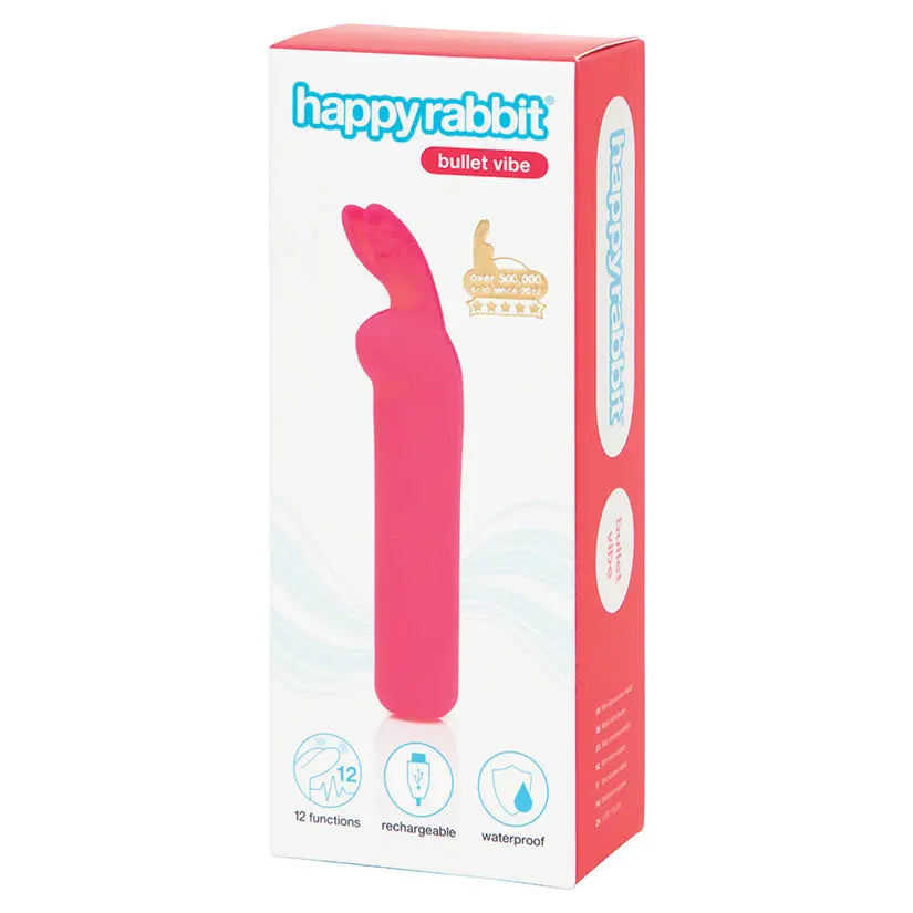 Happy Rabbit Rechargeable Bullet-Pink My Store