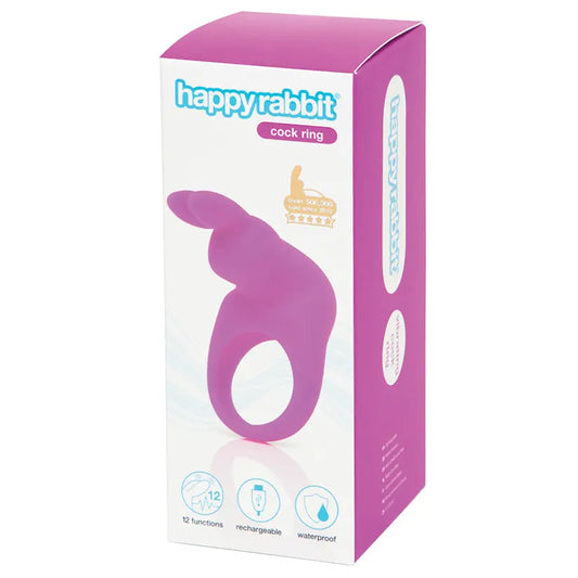 Happy Rabbit Rechargeable Cock Ring-Purple My Store