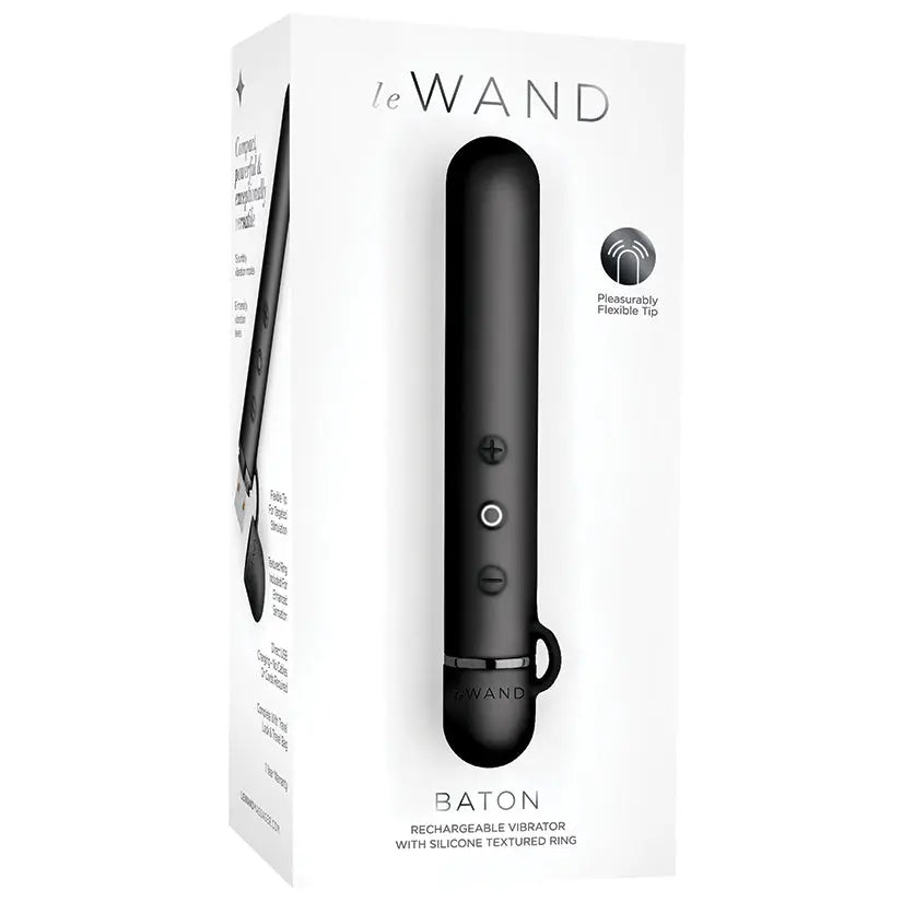 Le Wand Chrome Baton-Black My Store