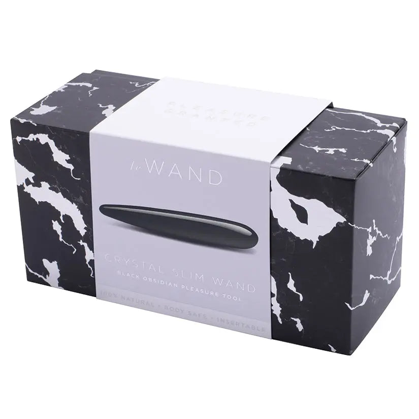Le Wand Crystal Slim Wand-Black Obsidian My Store