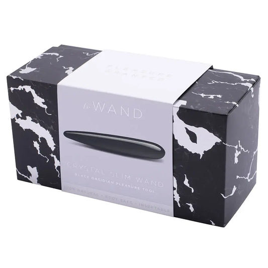 Le Wand Crystal Slim Wand-Black Obsidian My Store