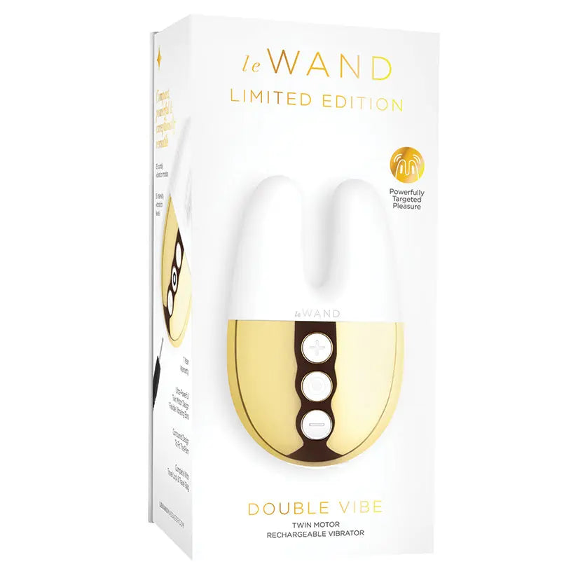 Le Wand Double Vibe-White Gold My Store