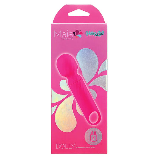 Maia Vibelite Dolly Rechargeable Silicone Mini Wand-Pink My Store