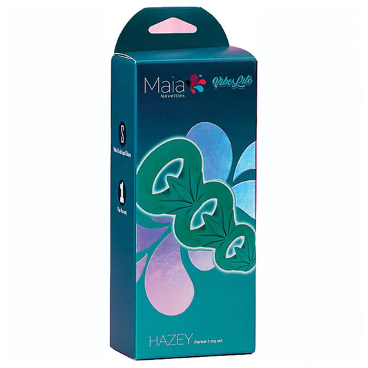 Maia Hazey Pot Leaf Silicone Ring Set of 3 My Store