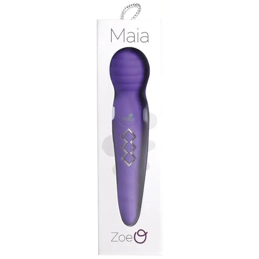 Maia Zoe Twisty Rechargeable Vibrating Wand-Purple My Store