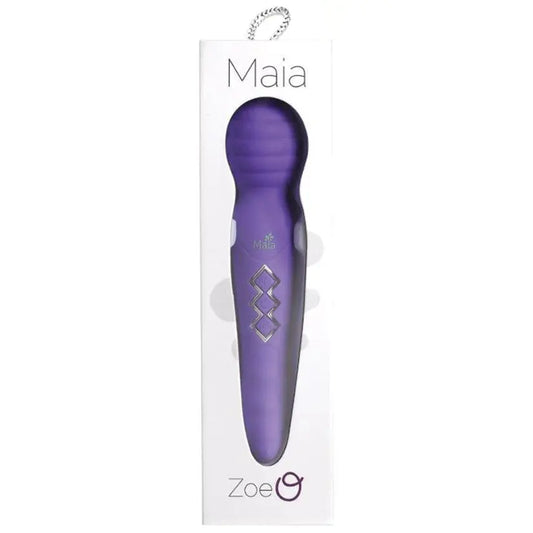 Maia Zoe Twisty Rechargeable Vibrating Wand-Purple My Store