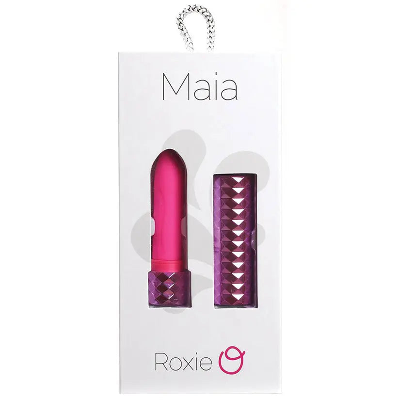 Maia Roxie Rechargeable Crystal Gems Lipstick-Neon Pink My Store