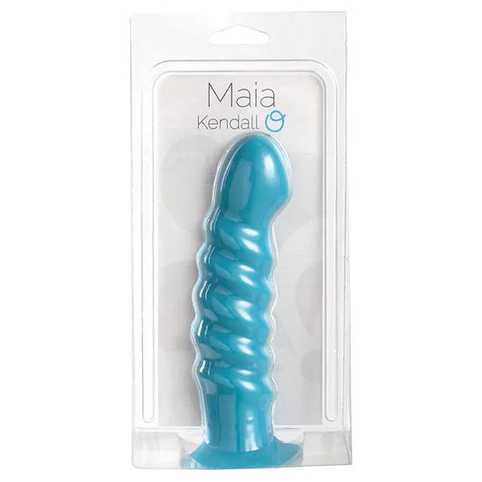 Maia Kendall Silicone Swirl Dong-Neon Blue 8 My Store