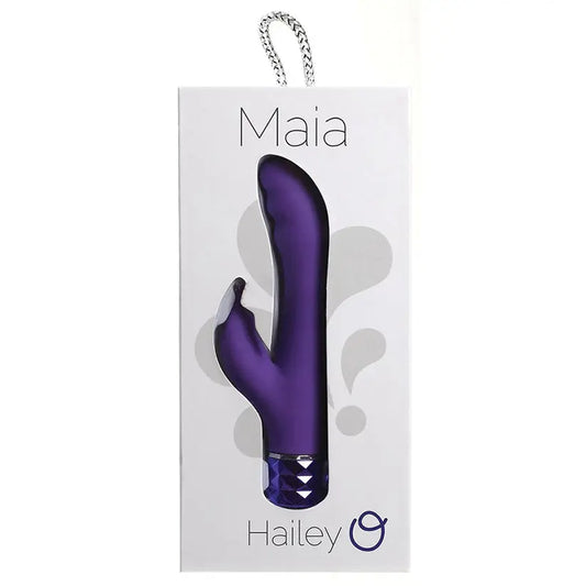 Maia Hailey Crystal Gems Dual Rabbit-Neon Purple 6 My Store