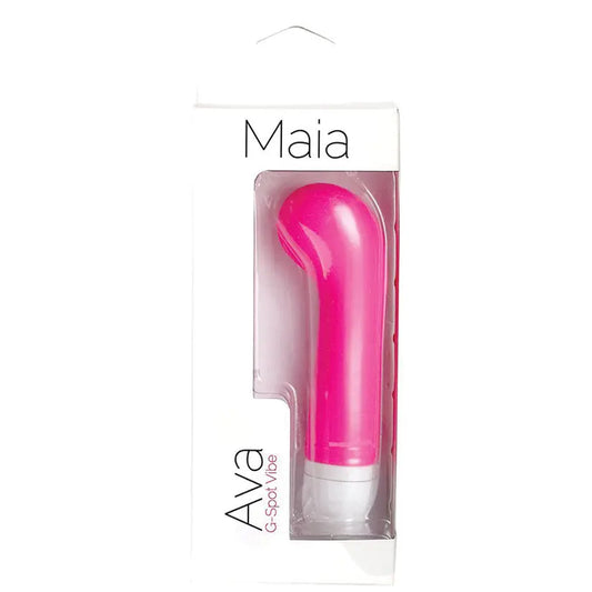Maia Ava Silicone G-Spot Vibe-Neon Pink My Store