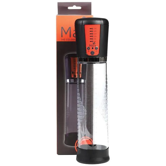 Maia Jackson Rechargeable Enlargement Penis Pump-Grey/Orange My Store