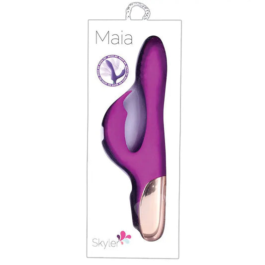 Maia Skyler Rechargeable Bendable Rabbit-Purple 8.5 My Store