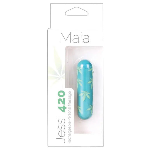 Maia Jessi 420 Rechargeable Mini Bullet-Green My Store