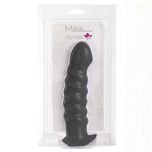 Maia Kendall Silicone Swirl Dong-Black My Store