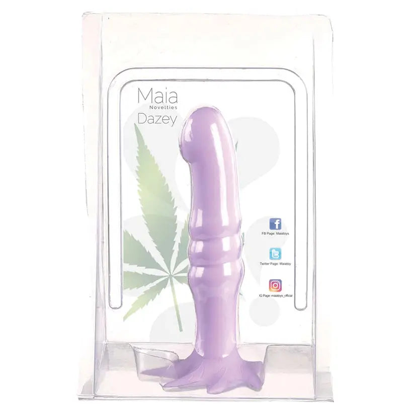 Maia Dazey Cannabis Leaf Dong-Purple My Store