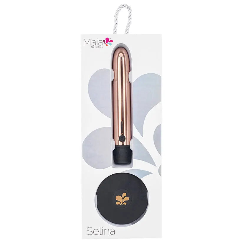 Maia Selina Wireless Rechargeable Metallic Vibrator My Store