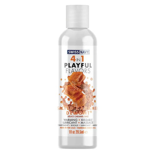 Swiss Navy 4 in 1 Playful Flavors-Salted Caramel 1oz My Store