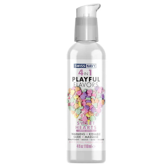 Swiss Navy 4 In 1 Playful Flavors-Sweet Hearts My Store