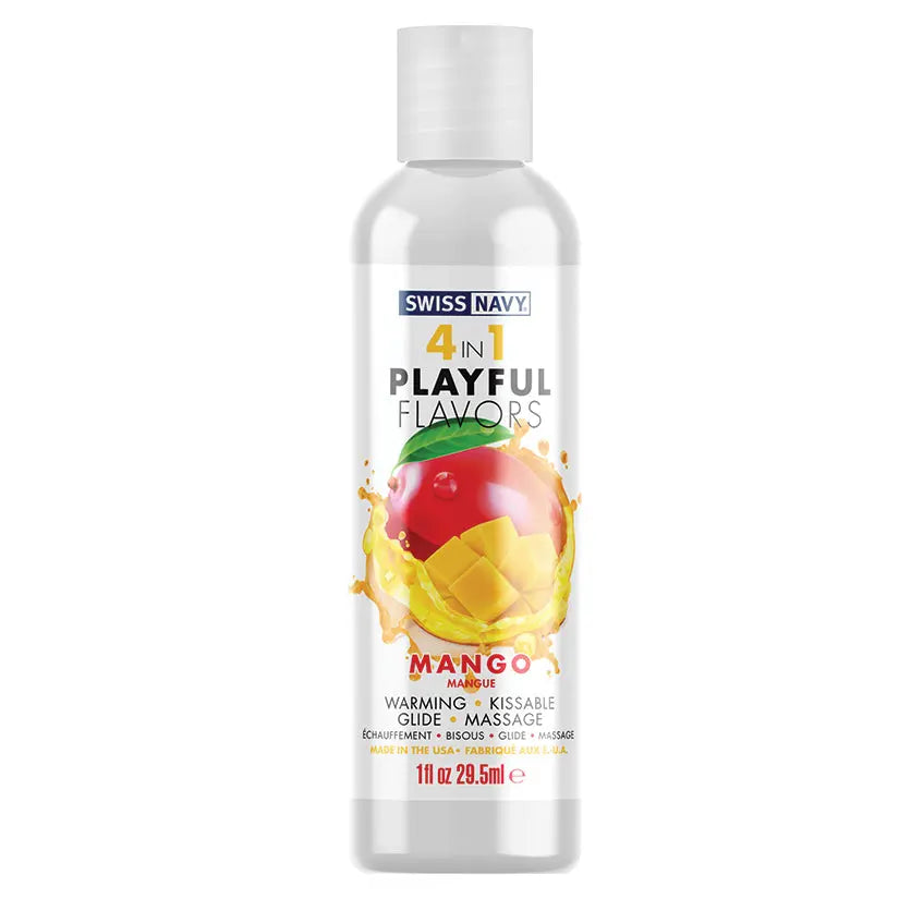 Swiss Navy 4 In 1 Playful Flavors-Mango 1oz My Store