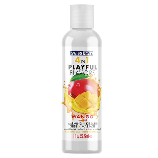 Swiss Navy 4 In 1 Playful Flavors-Mango 1oz My Store