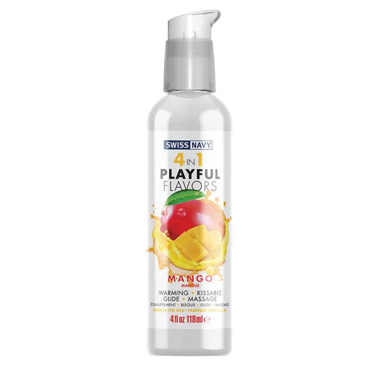 Swiss Navy 4 In 1 Playful Flavors-Mango 4oz My Store