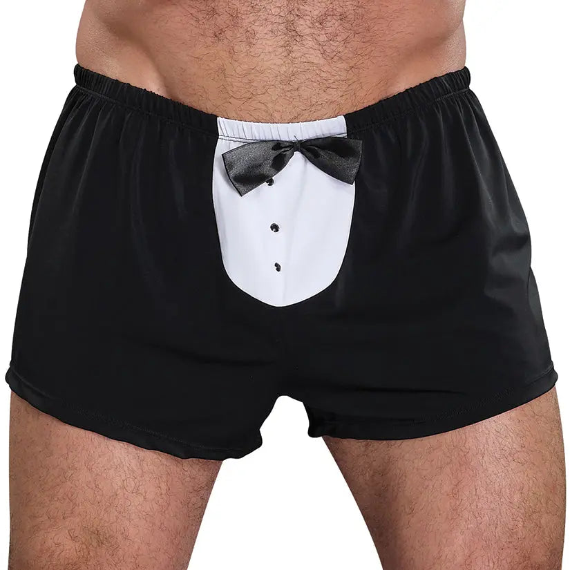 Male Power Novelty Tuxedo Boxer-Black One Size-Boxed My Store