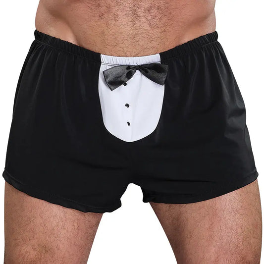 Male Power Novelty Tuxedo Boxer-Black One Size-Boxed My Store