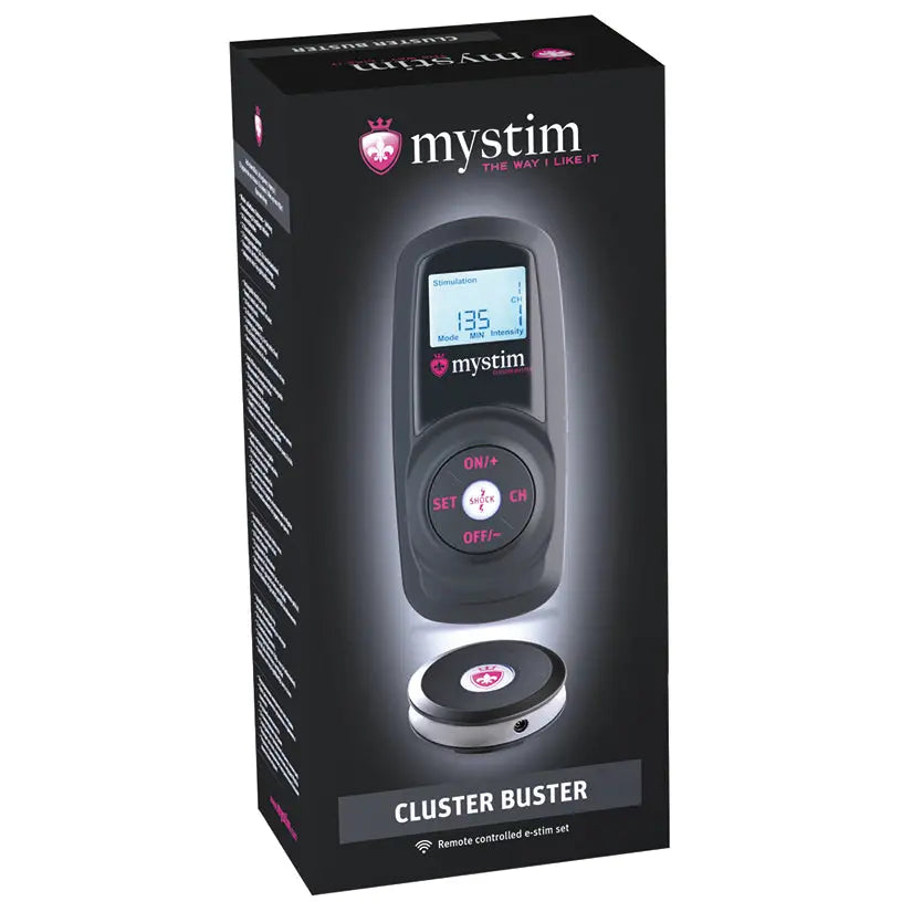 Mystim Cluster Buster Wireless E-Stim Device My Store