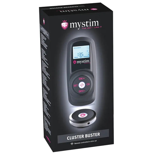 Mystim Cluster Buster Wireless E-Stim Device My Store