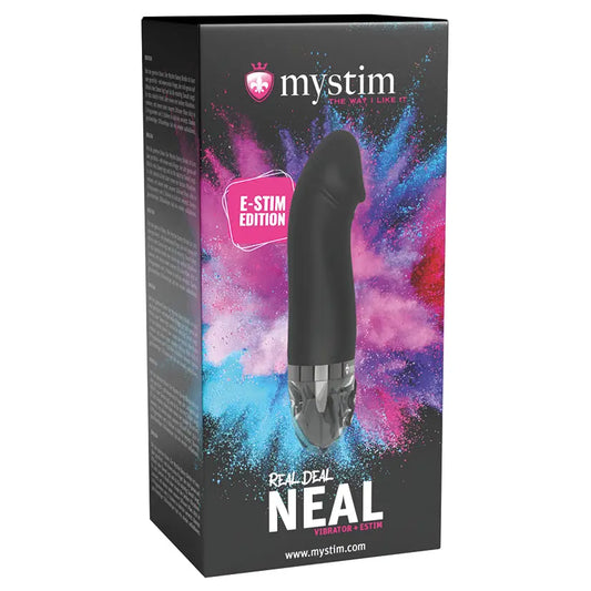 Mystim Real Deal Neal Estim Vibrator-Black My Store