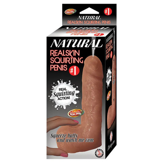 Natural Real Skin Squirting Penis #1-Brown My Store