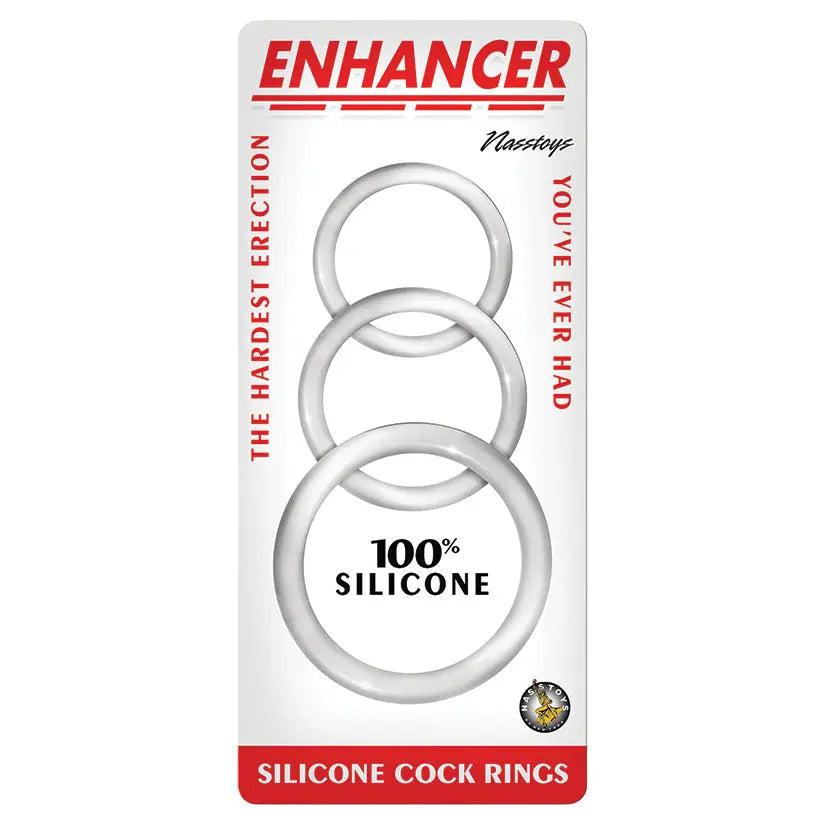 Enhancer Silicone Cock Rings-Clear My Store