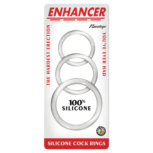 Enhancer Silicone Cock Rings-Clear My Store
