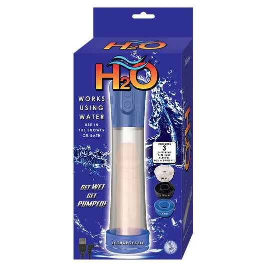 H2O Water Penis Pump-Blue My Store
