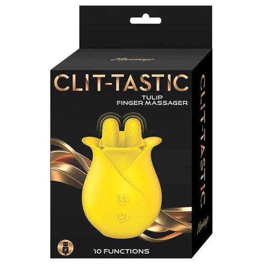 Clit-Tastic Tulip Finger Massager-Yellow My Store